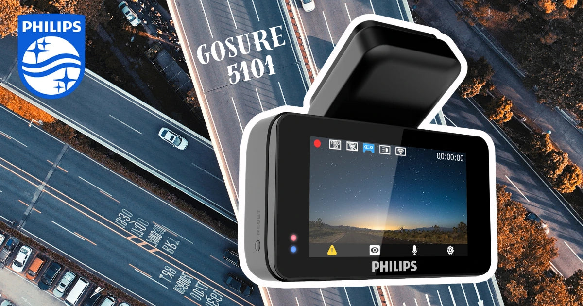 GoSure 5101 Dash Cam: Philips’ Ultimate Driving Buddy