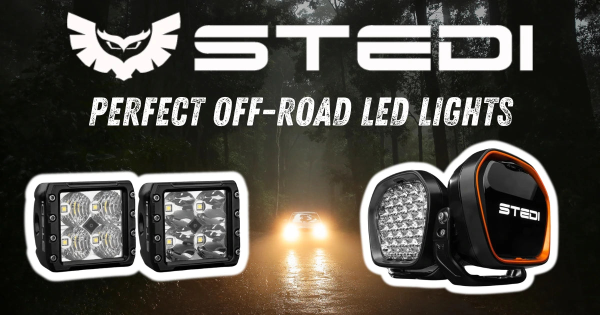 Stedi Driving Lights : Perfect for Off-Road and Night Trails