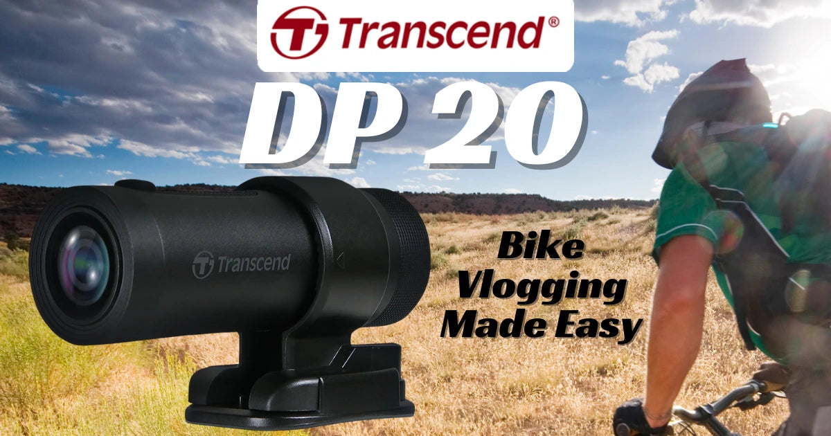 Bike Vlogging Made Easy: Reviewing the Transcend DP 20