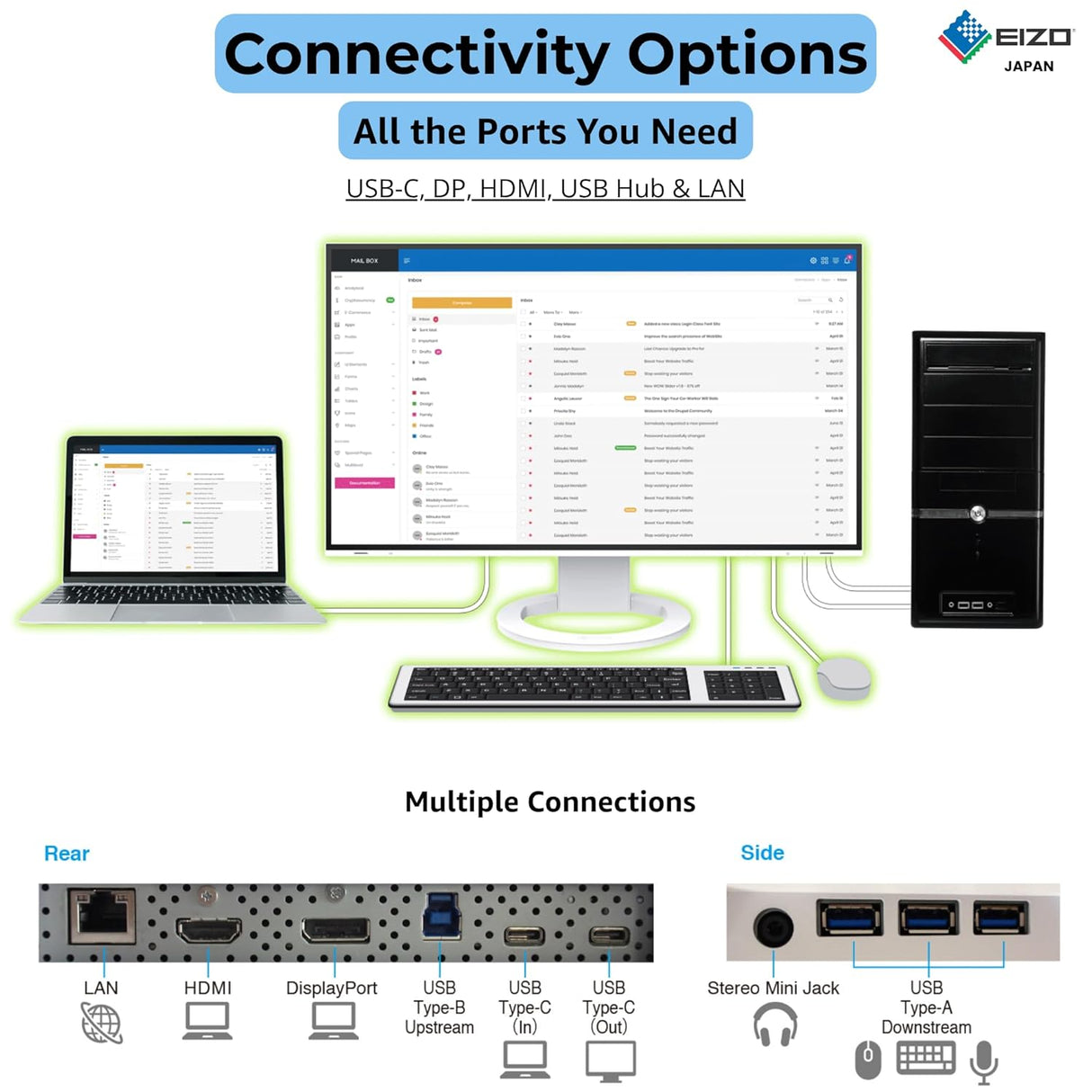 EIZO FlexScan EV2495 24.1" IPS Business Monitor