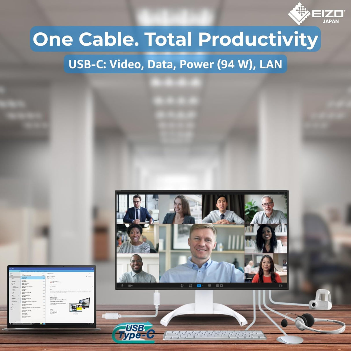 EIZO Flexscan EV2740X 27-Inch 4K UHD Professional Monitor