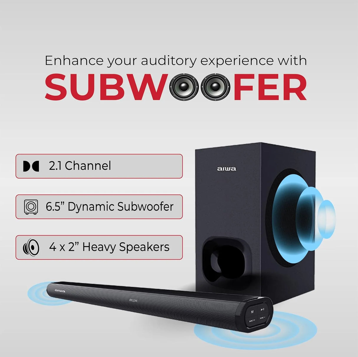 Aiwa AW-SSB240 Soundbar with Bluetooth