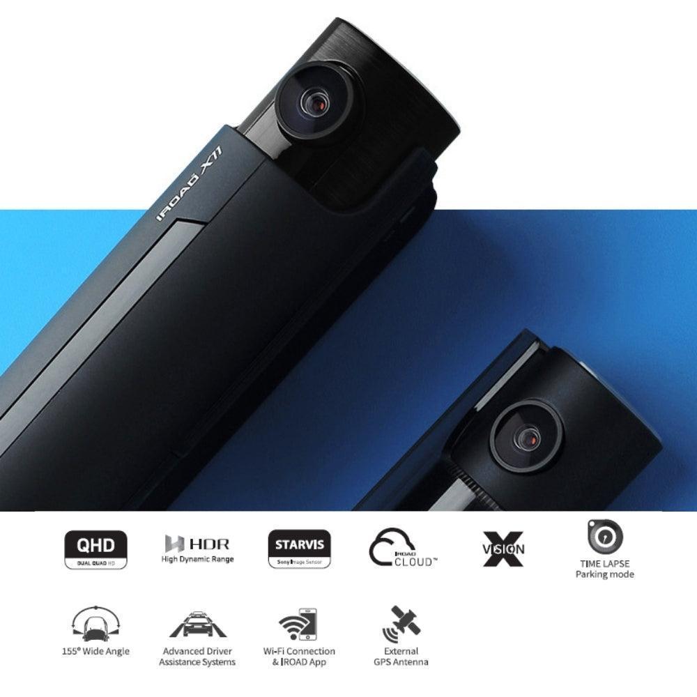 IROAD X11 Cloud Dash Cam – enhanced night vision using Sony STARVIS technology for clear footage in any lighting condition.