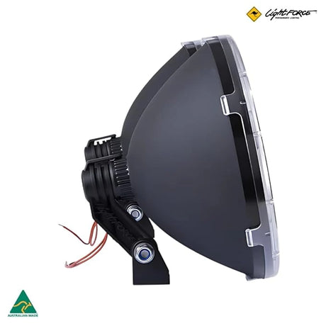 Side view of Lightforce Blitz 240mm halogen fog light in action.