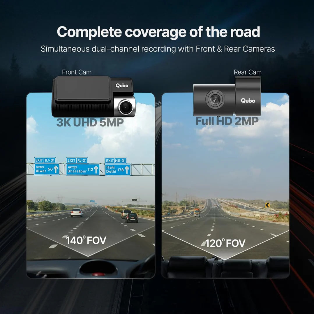 Qubo Car DashCamera Pro 3K