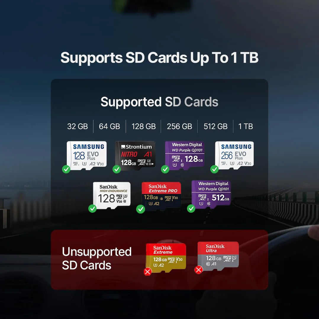 Qubo Car Dashboard Cam Pro 3K