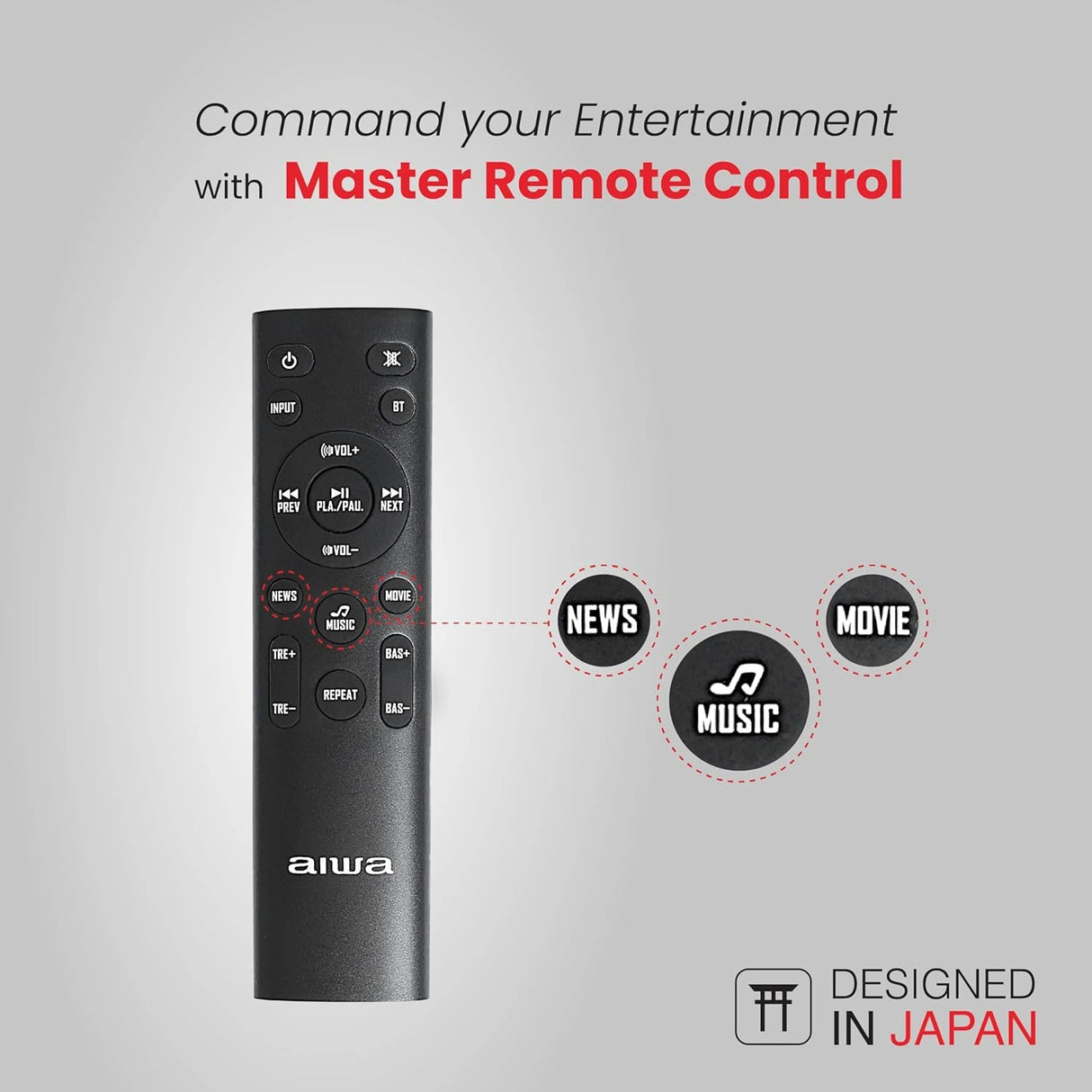 Soundbar with Bluetooth Kabuki