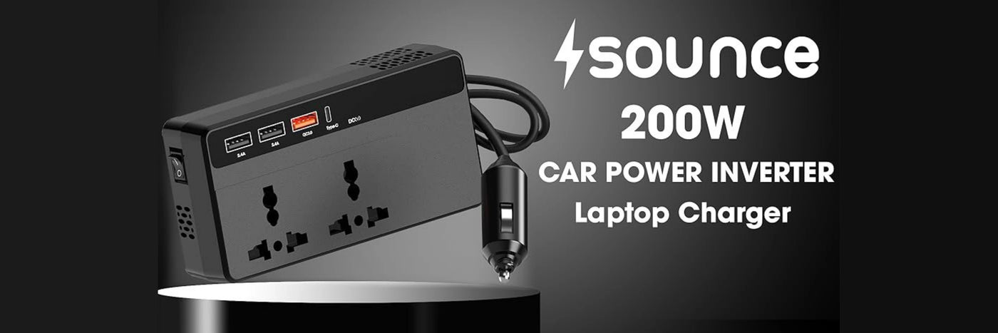 VAHAN_VUE_Car_Power_InverterLaptop_Charger_with_3_USB12-24V