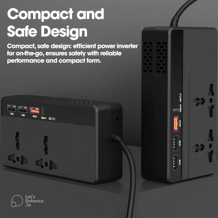 VAHAN_VUE_Car_Power_Inverter_Laptop_Charger