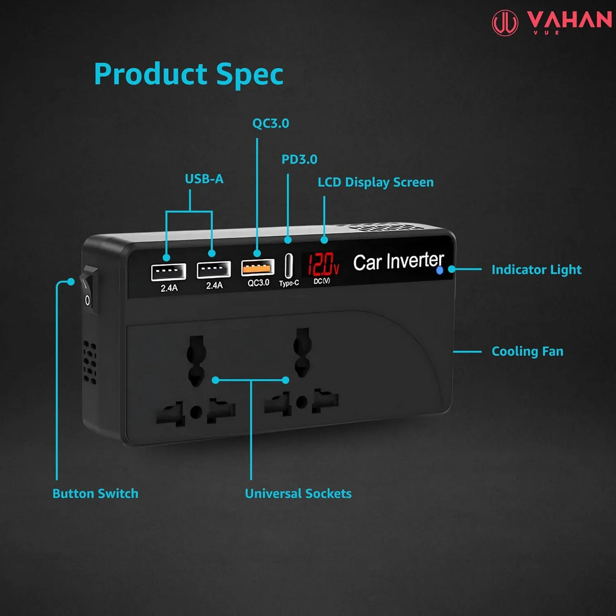 Vahan_Vue_Car_Power_Inverter_and_Laptop_Charger