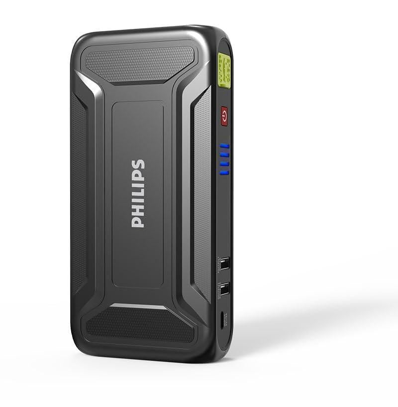 Philips jump starter for car batteries, designed for quick and safe vehicle start-ups