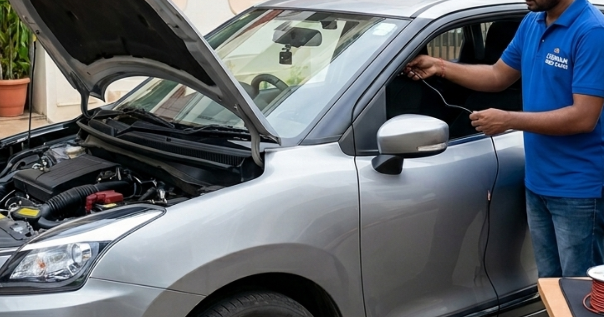installation dash camera 