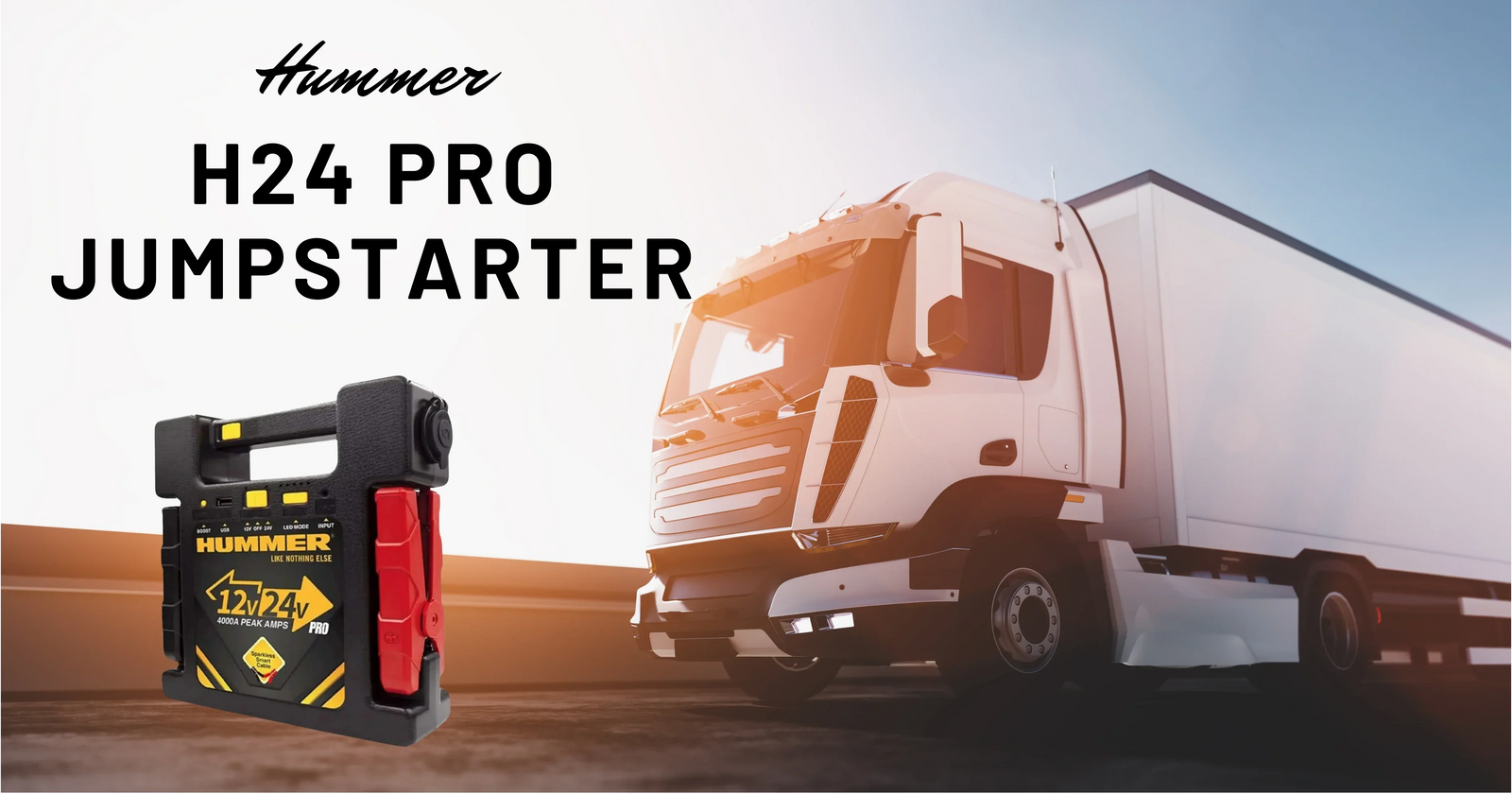 H24PRO Jumpstarter for cars
