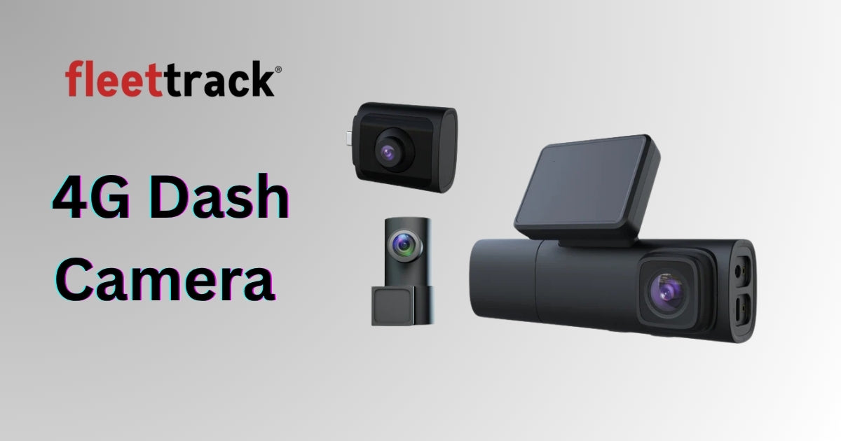Fleettrack 4G 3-Channel Dashcam – 2K Front + 1080p Rear & Cabin