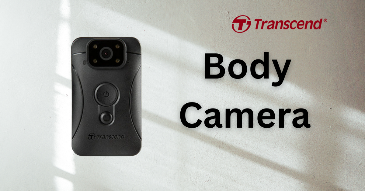 TRANSCEND DP30 Body-Worn Camera – Reliable 2K QHD Protection for Professionals