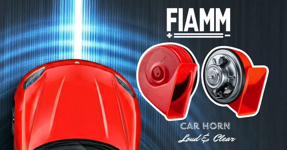 FIAMM AM80SX Red/Black: Premium Sound for Your Car