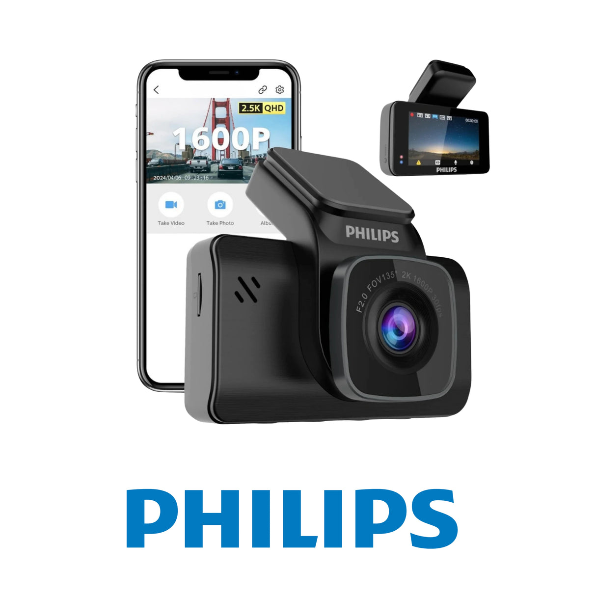 PHILIPS Gosure 5101 dash cam for car