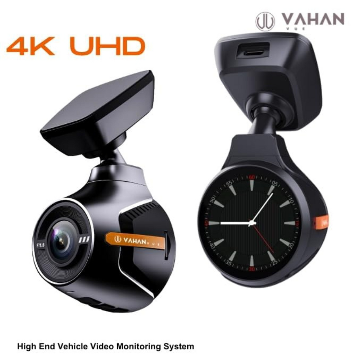 VAHAN VUE K05 Dash Cam available at CAMSTORE – built-in G-Sensor for collision detection and night vision for clear footage in low-light conditions.