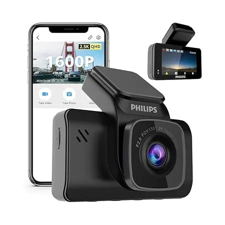 PHILIPS Gosure 5101 4MP 2K QHD 1600P G-Sensor 135° Super Wide Angle