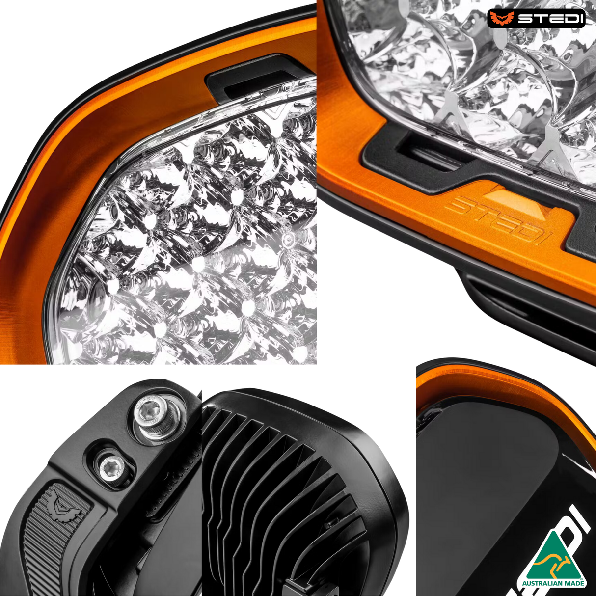 STEDI Type-X™ EVO 7 Inch LED Driving Lights (pair)