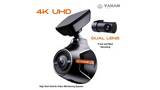 VAHAN VUE 4K Dash Camera UHD 2560P 8MP 140° Wide Angle Night Vision