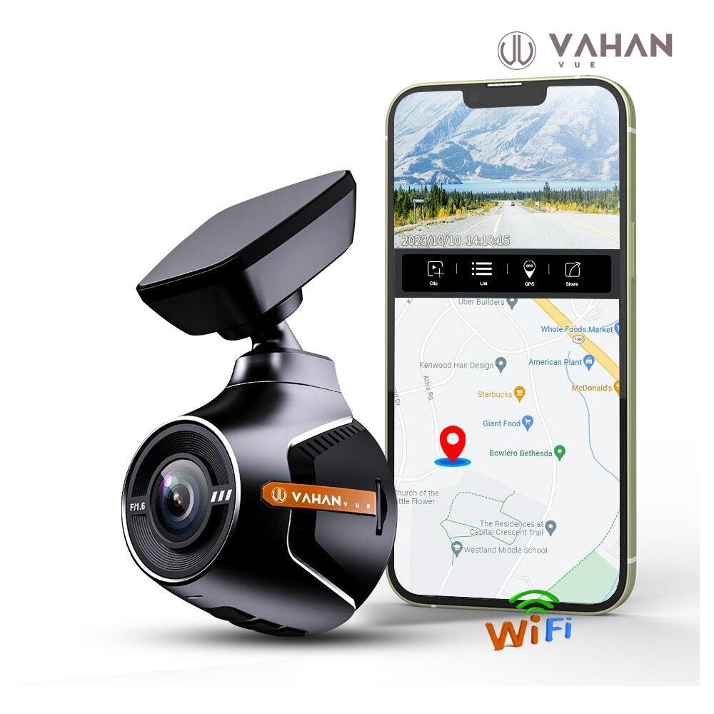 VAHAN VUE 4K Dash Camera UHD 2560P 8MP 140° Wide Angle Night Vision