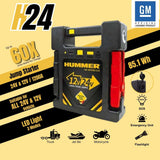 HUMMER H24 Jump Starter for Car Battery 24V 1200A, 12V 900A, 23000MAh