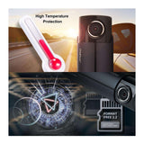 IROAD QX2 Dash Cam with a 160º wide viewing angle, capturing a broader field of view for better coverage.