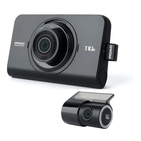 IROAD T10S2 Dash Cam with Full HD (1080p) resolution, ensuring high-quality video capture for clear recordings.