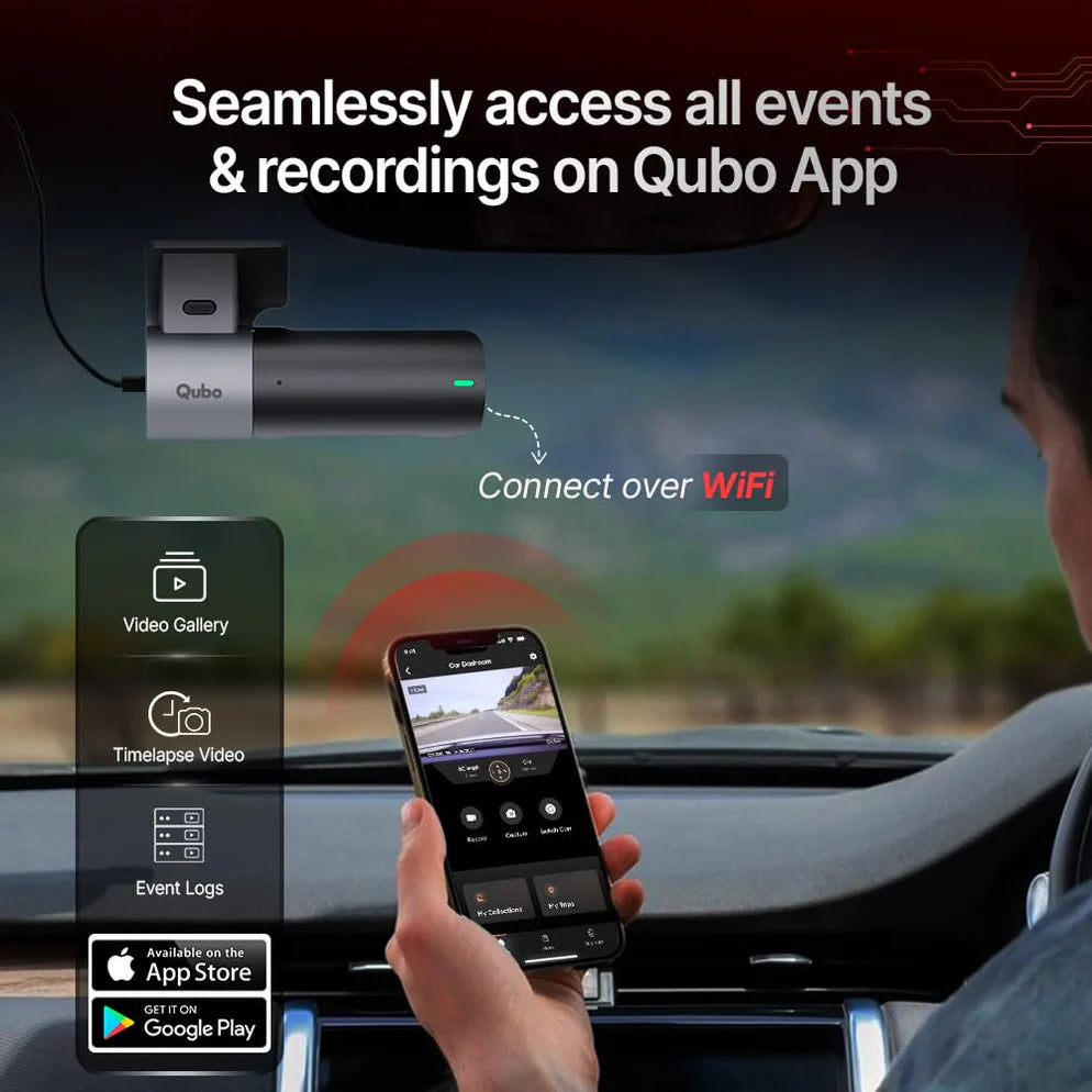 QuboCarDashCameraPro2KResolutionQHDDashCam