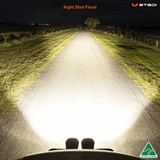 "STEDI Evo Type X 8.5-inch fog lights built for high-intensity output and optimized for maximum road safety."
