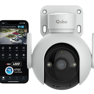 Qubo Smart Outdoor Cam Pro 360° 4MP