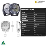 "Vehicle with fog lights providing bright, wide beam coverage"
