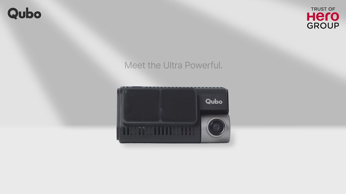 QUBO Car Dash Cam Pro 3K Sony STARVIS 2 IMX675 Sensor Dual Channel